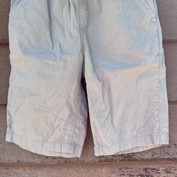 Boys Khaki Elastic Waist Twill Shorts With Drawstring & Pockets Size 16 - Picture 5 of 7
